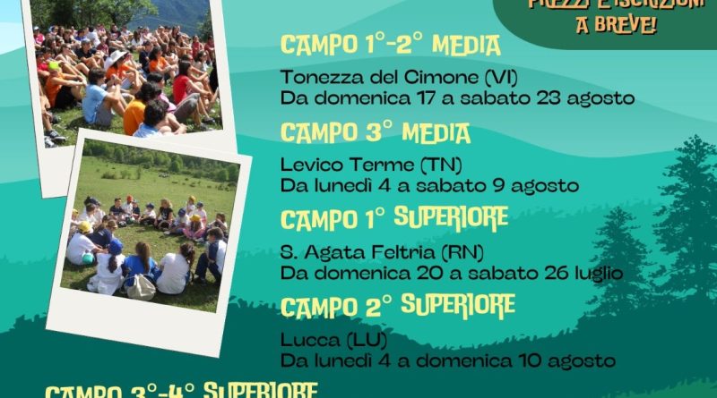 Grest e Campiscuola 2025
